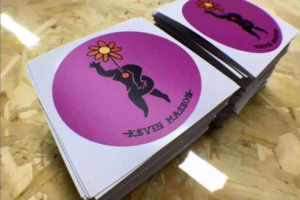 Stickers et autocollants, imprimés par Stick-Up à Genève.